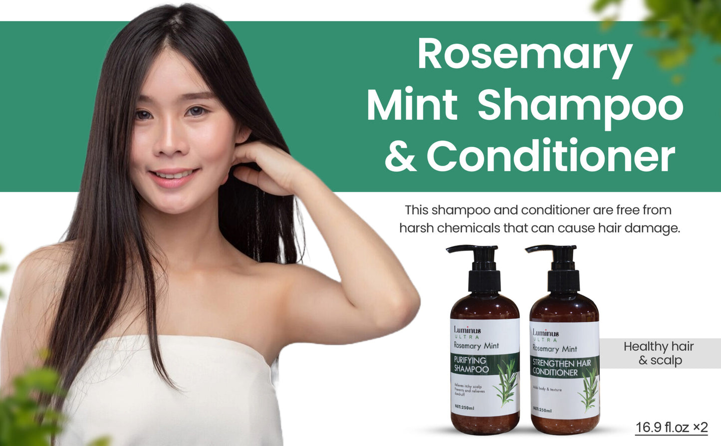Rosemary Mint Shampoo and Conditioner-1