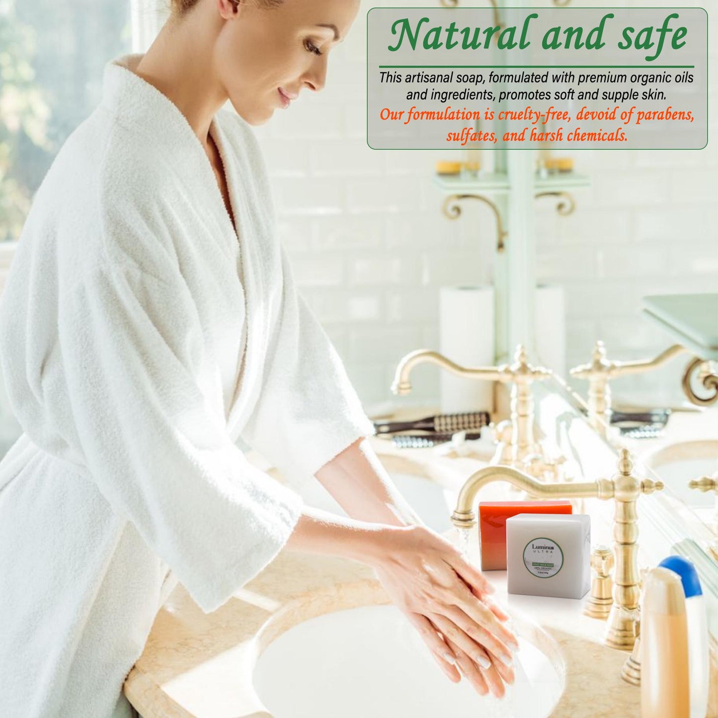 Organic Bath & Hand Soap (3 Set)-6