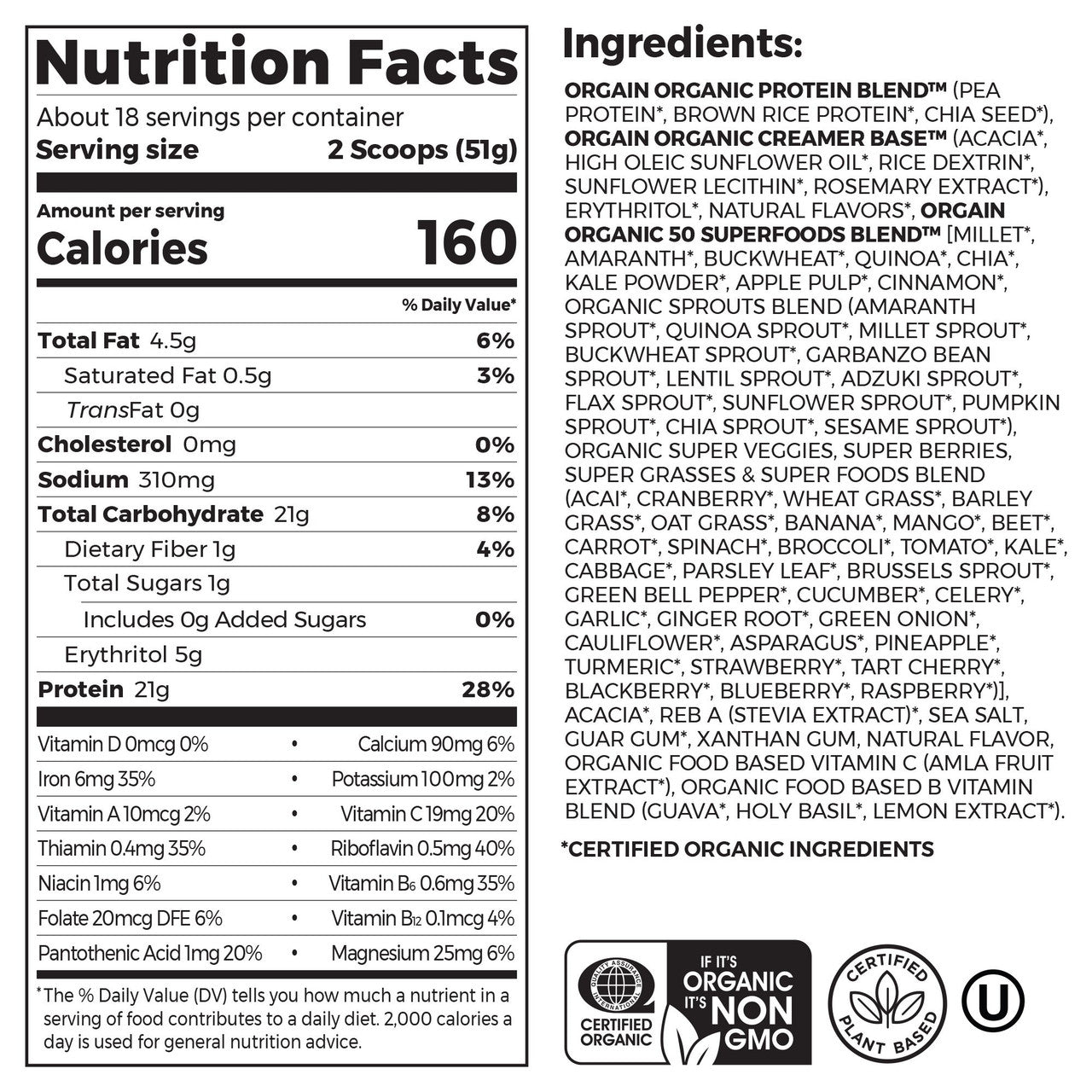 OG2 ORGAIN PROT PWDR VAN ( 1 X 2.02 LB )-9