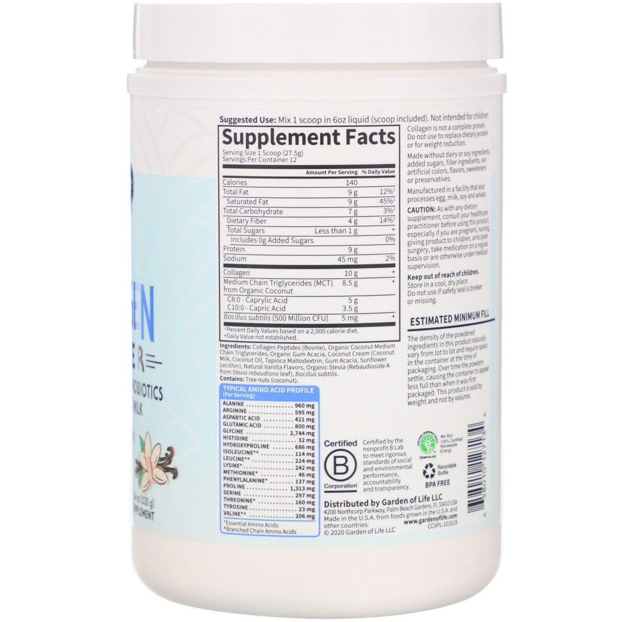 GOL CLGN CRMR PWDR VAN ( 1 X 11.64 OZ )-1