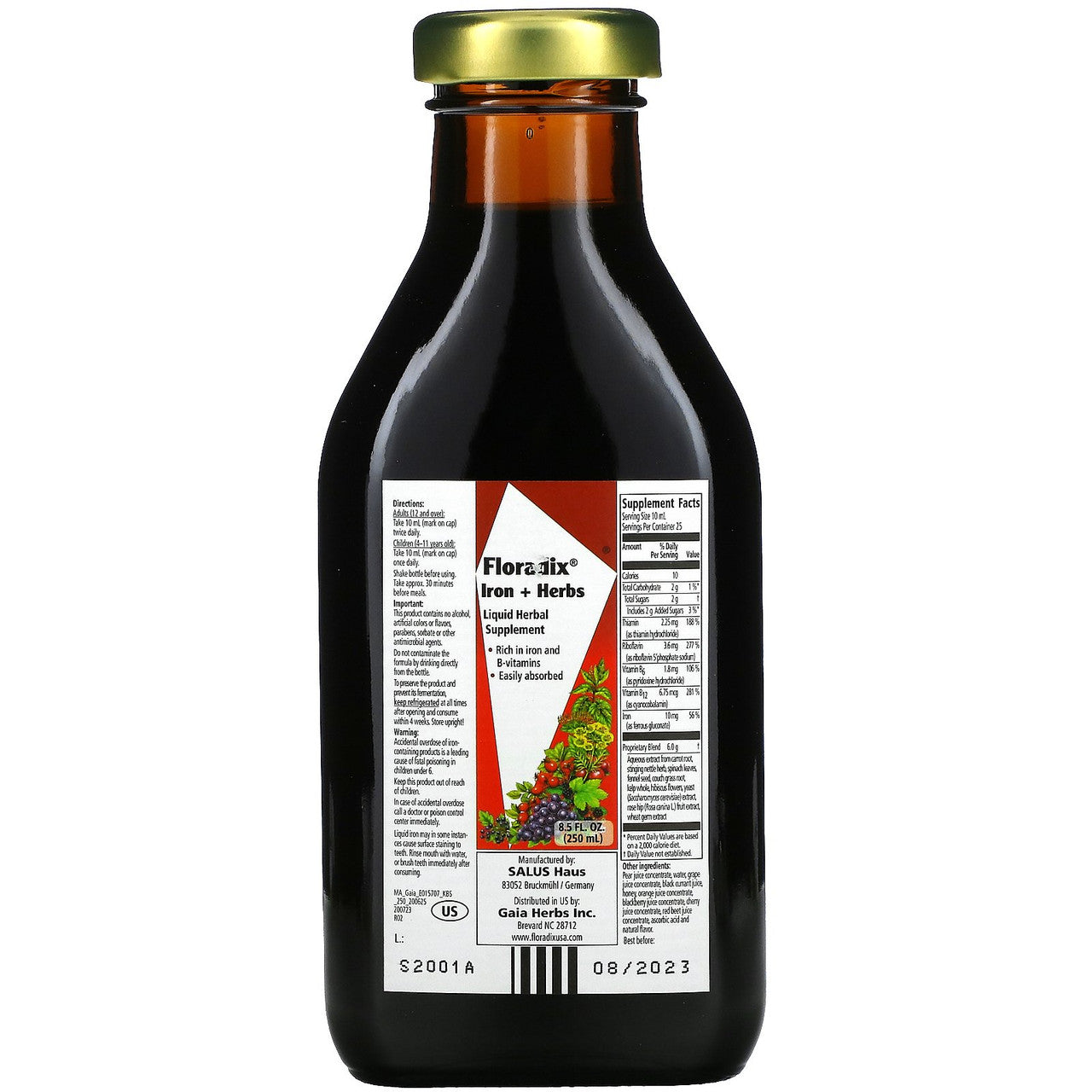 FLRDX FLORADX IRON+HERBS ( 1 X 8.5 OZ )-2