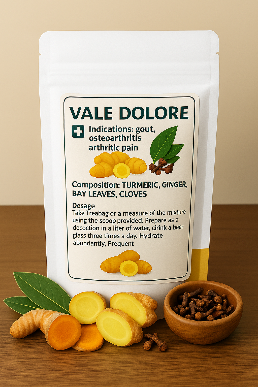 Vale Dolore – Herbal Infusion for Gout & Joint Pain Relief