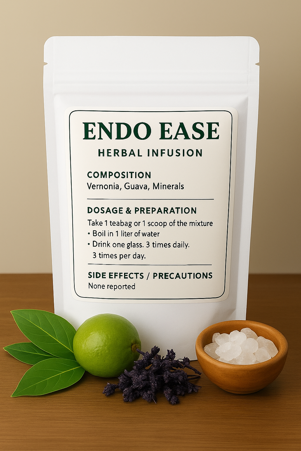 EndoEase – Herbal Infusion for Menstrual Comfort, Hormonal Balance & Endometriosis Relief | 100% Natural Formula