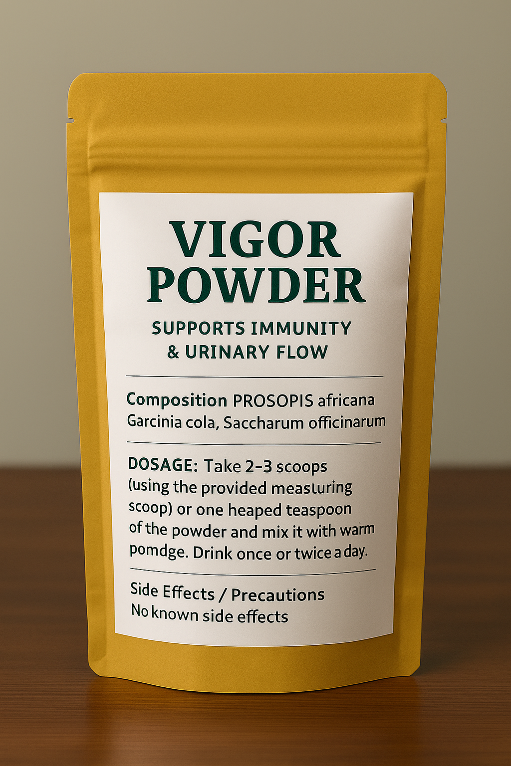 Vigor Powder – Herbal Supplement for Energy, Stamina & Vitality | Natural Aphrodisiac Blend