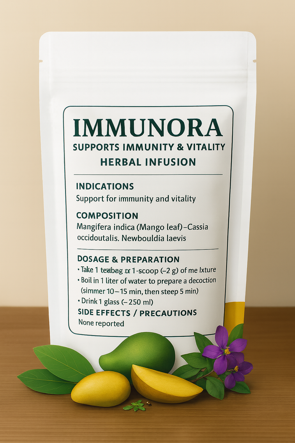 Immunora – Herbal Infusion for Immune Support, Detox & Vitality | Natural Antioxidant Formula