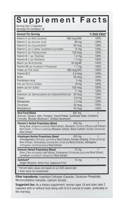 Natures Answer - Womens Multivitamin 100 (60.VC)