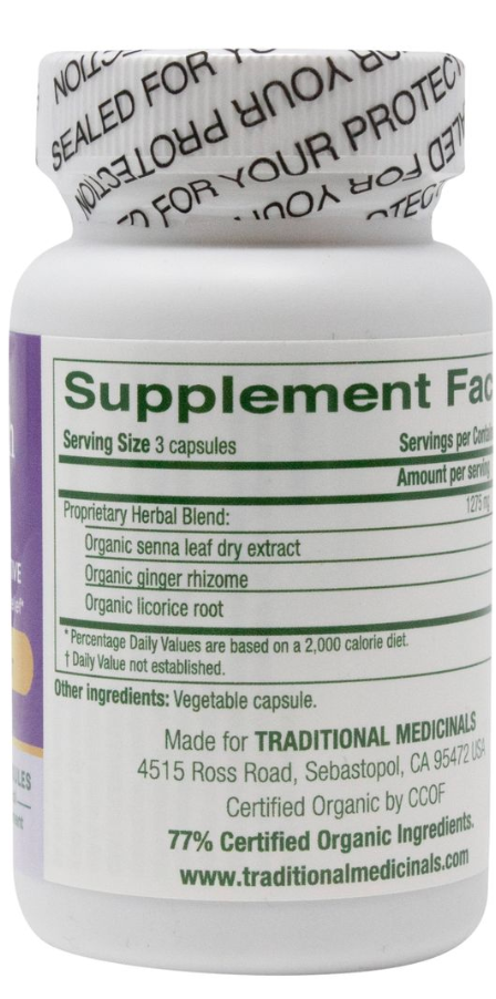 Traditional Medicinals - Capsules Senna Smooth Mve (50.CP)
