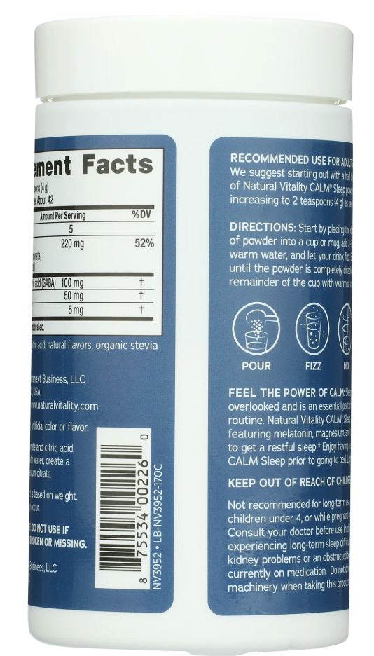 Natural Vitality - Sleep Vitamin (6.OZ)