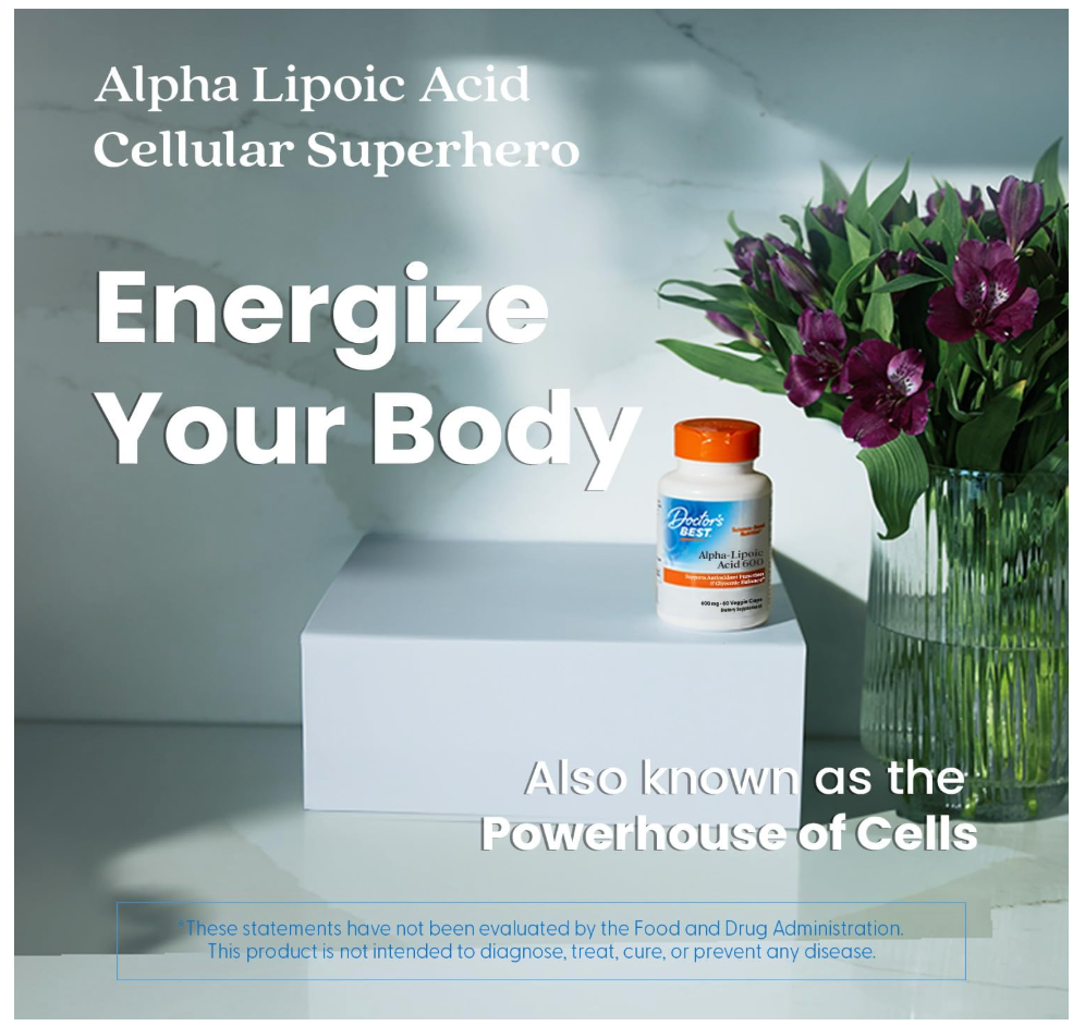 Doctors Best - Vitamin Alpha Lipoic Acid (60.VC)
