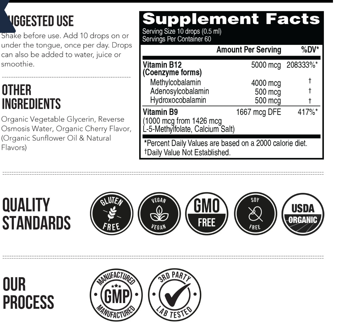 Triquetra Health - Vitamin B12 Mcg (1.OZ)
