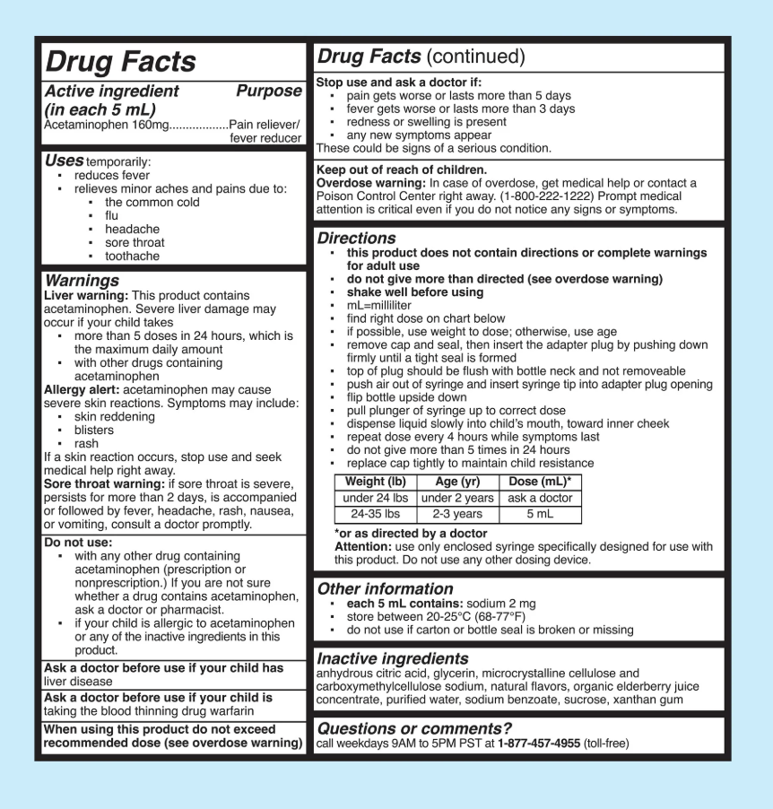 Mommys Bliss - Baby Acetaminophen (2.OZ)