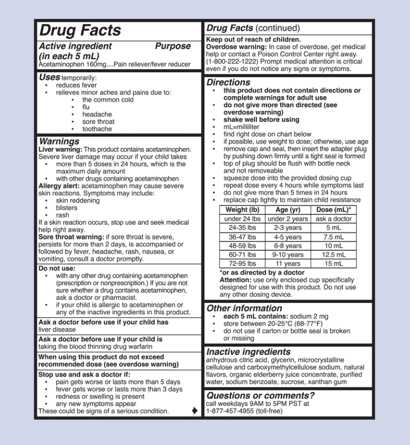 Mommys Bliss - Kids Acetaminophen (4.OZ)