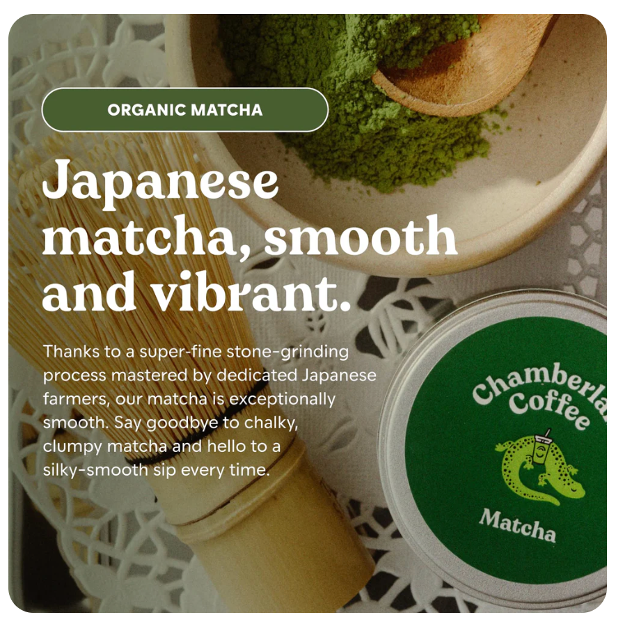 Chamberlain Coffee - Matcha Original Powder (1.06OZ)