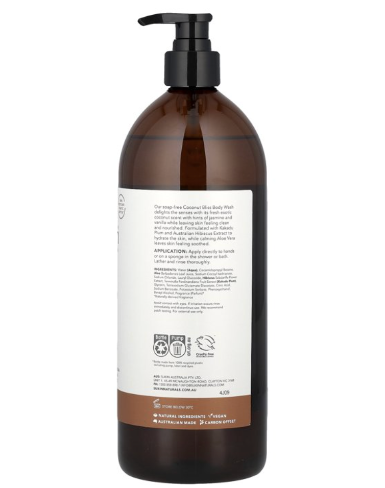 Sukin - Wash Body Coconut Bliss 33.82FO.