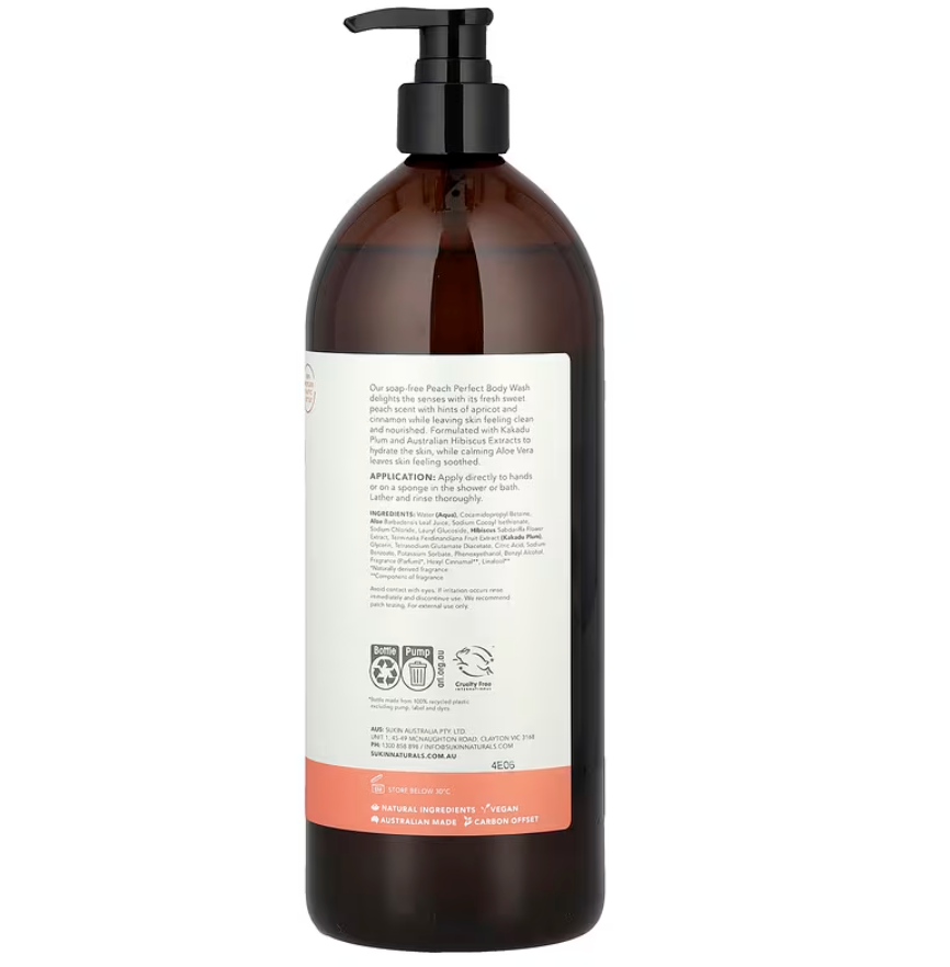 Sukin - Wash Body Peach Perfect 33.82FO.