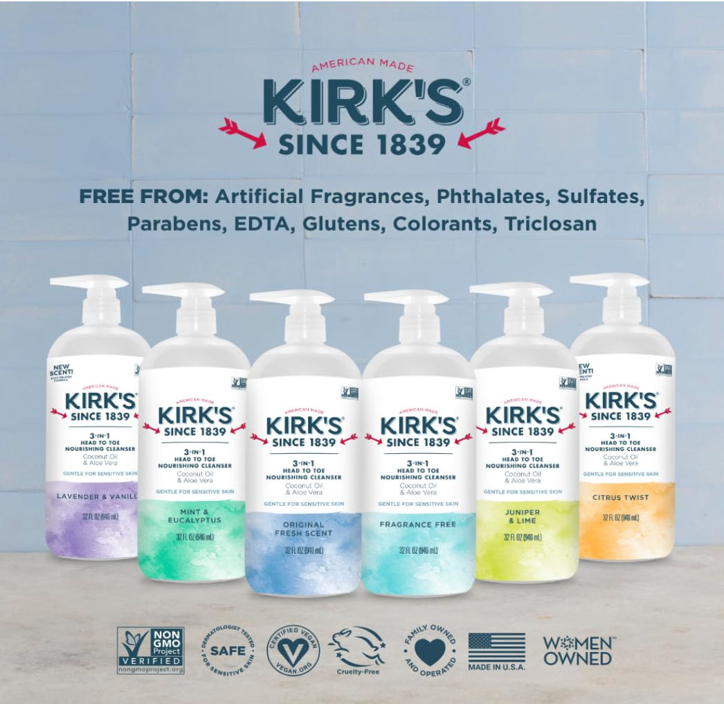 Kirk's Cleanser 3-in-1 Lavender Van - 32 fl oz
