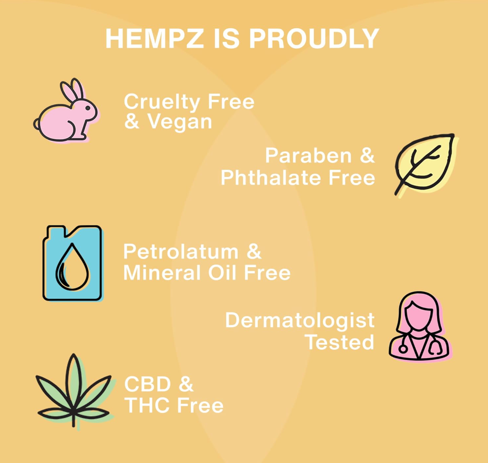 HEMPZ Body Lotion - Sweet Pineapple and Honey Melon - Daily Moisturizing Cream - 17oz