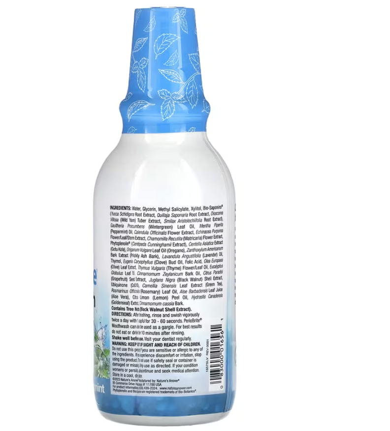 Nature's Answer Wintermint PerioWash Mouthwash, 16 fl oz