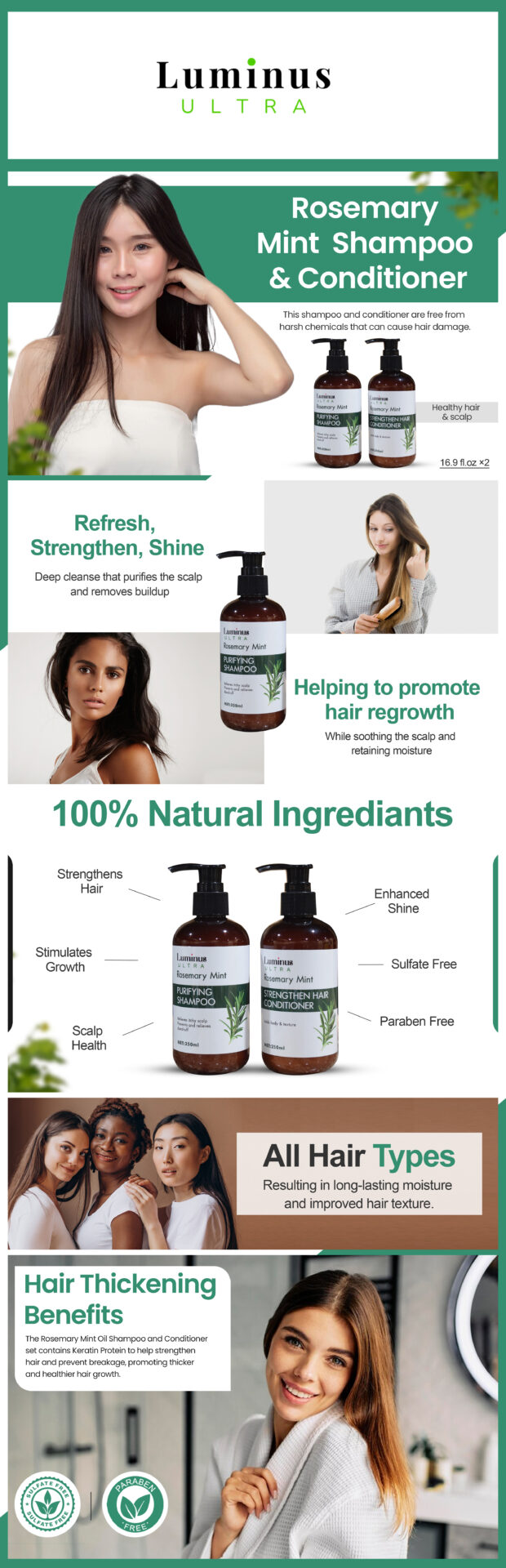 Rosemary Mint Shampoo and Conditioner-7