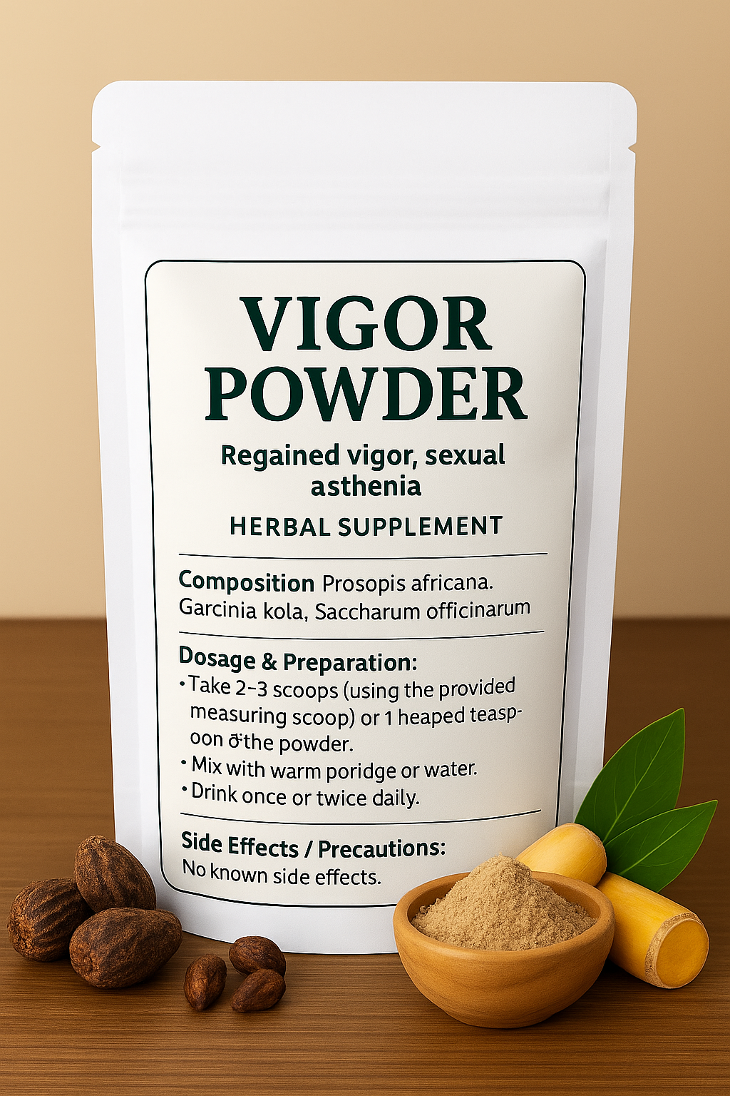 Vigor Powder – Herbal Supplement for Energy, Stamina & Vitality | Natural Aphrodisiac Blend