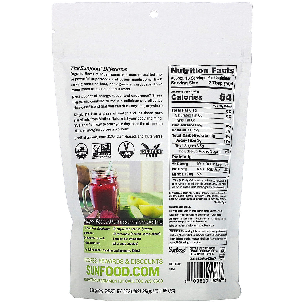 OG2 SUNFD BEET MSHRM PWD (1x5.31)-1