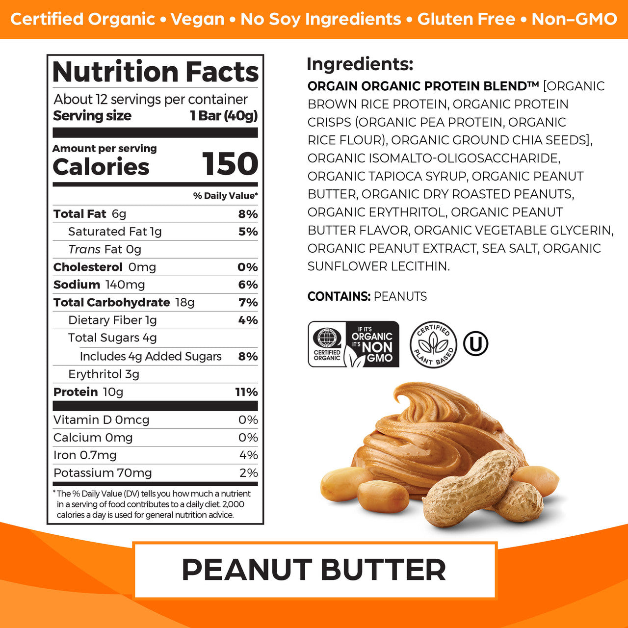 OG2 ORGAIN PRTN BAR PBTR ( 12 X 1.4 OZ )-1