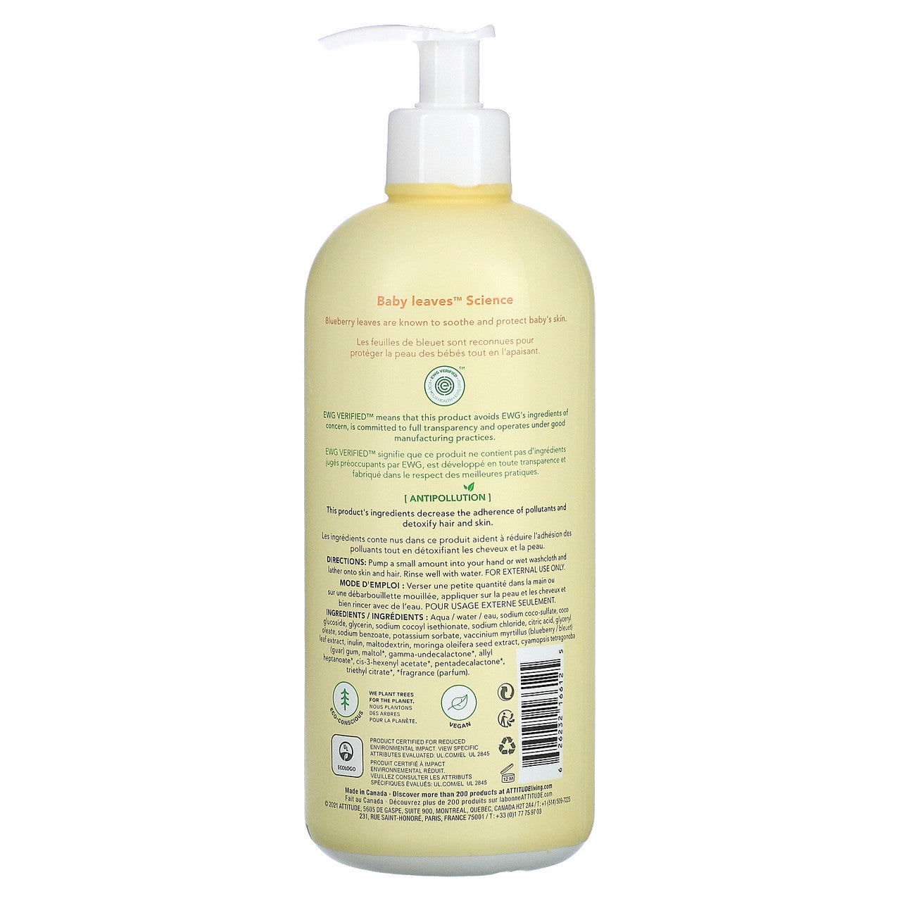 ATITUD BBY WSH 2IN1 PEAR ( 1 X 16 OZ )-1