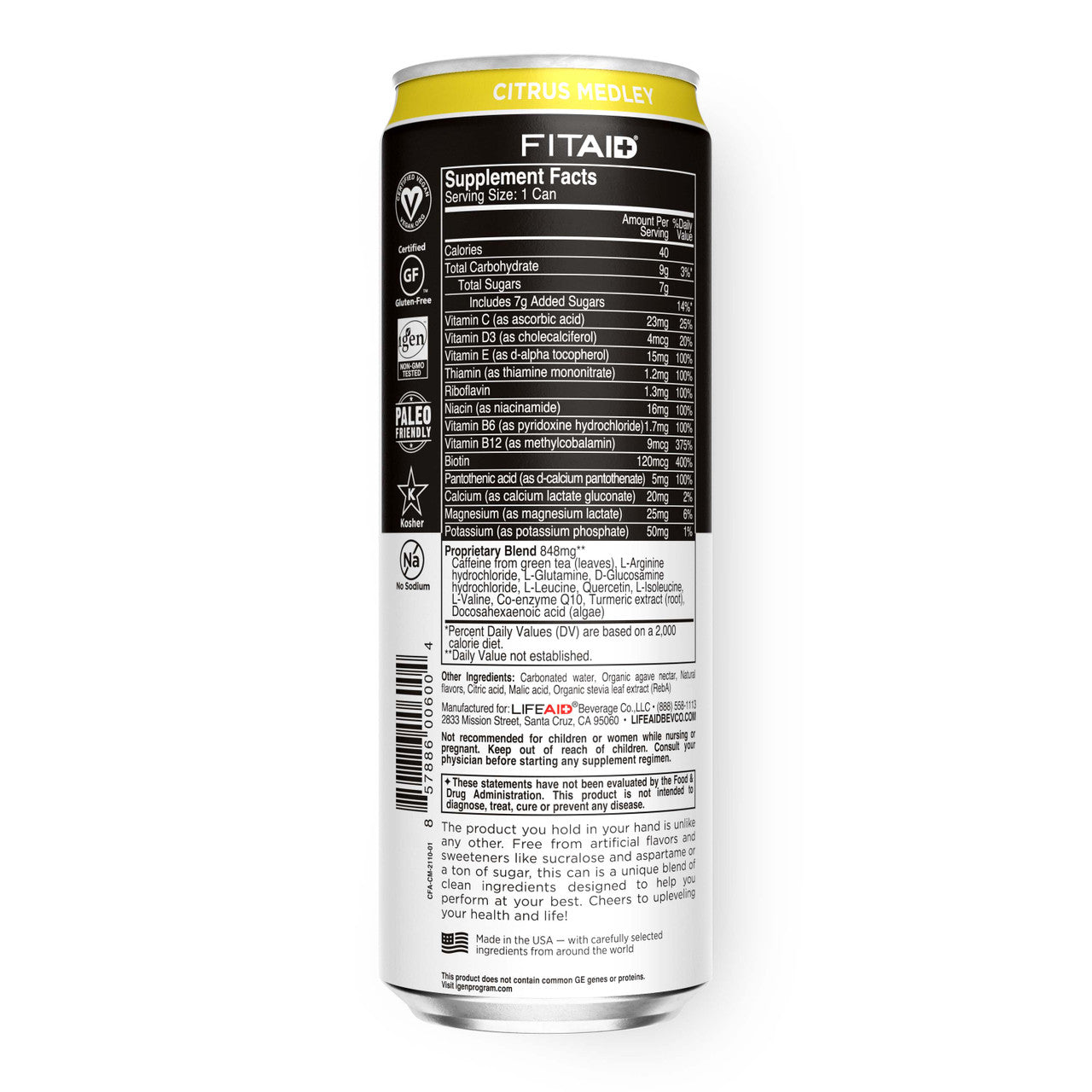 LIFEAID FITAID RECOVER ( 12 X 12 OZ )-1