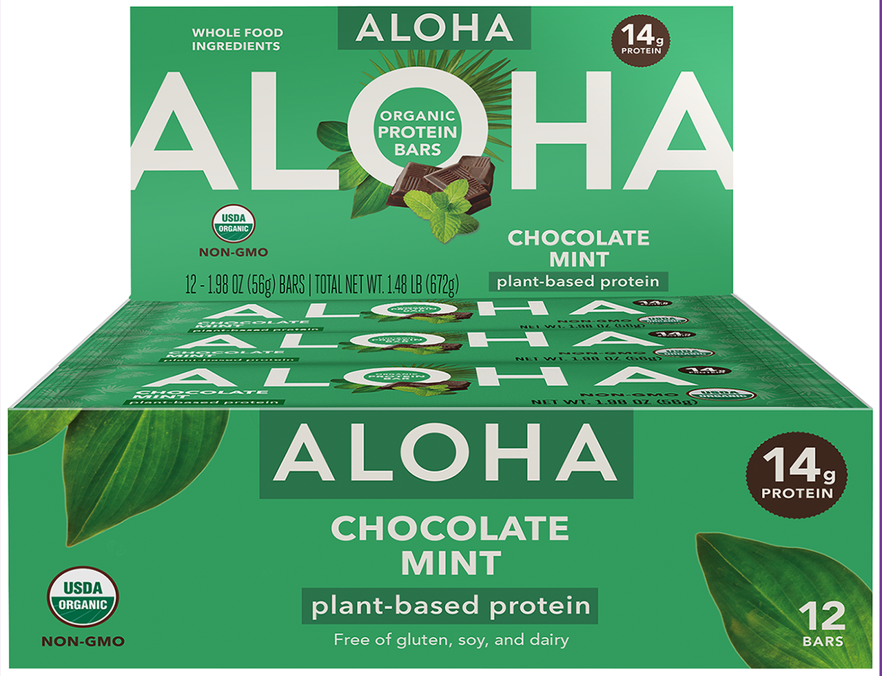 OG2 ALOH CHOC MINT BAR ( 12 X 1.98 OZ )-0