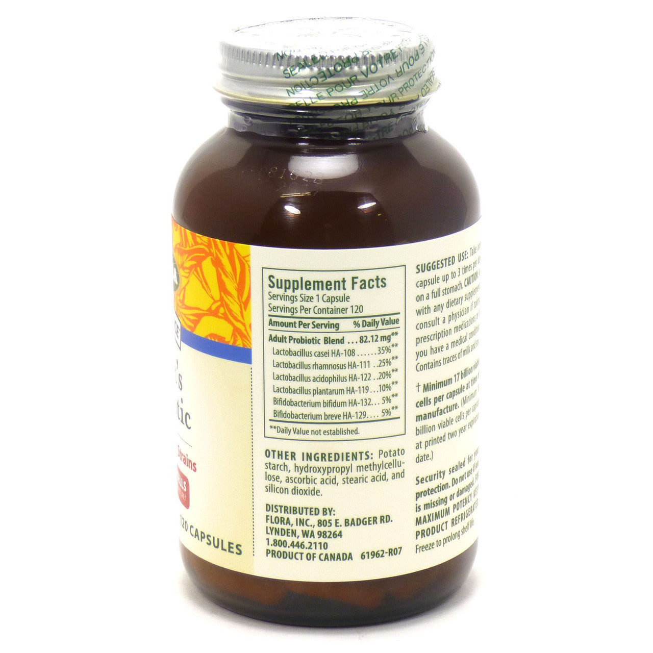 FLORA PROBIOTIC ADULTS ( 1 X 120 CAP )-1