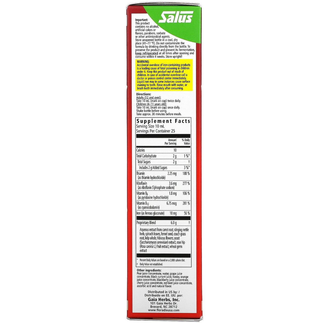 FLRDX FLORADX IRON+HERBS ( 1 X 8.5 OZ )-1