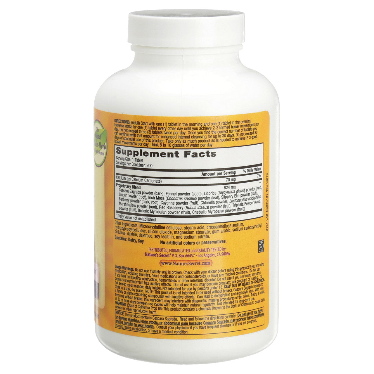 Nature's Secret Super Cleanse (1x200 TAB)-5