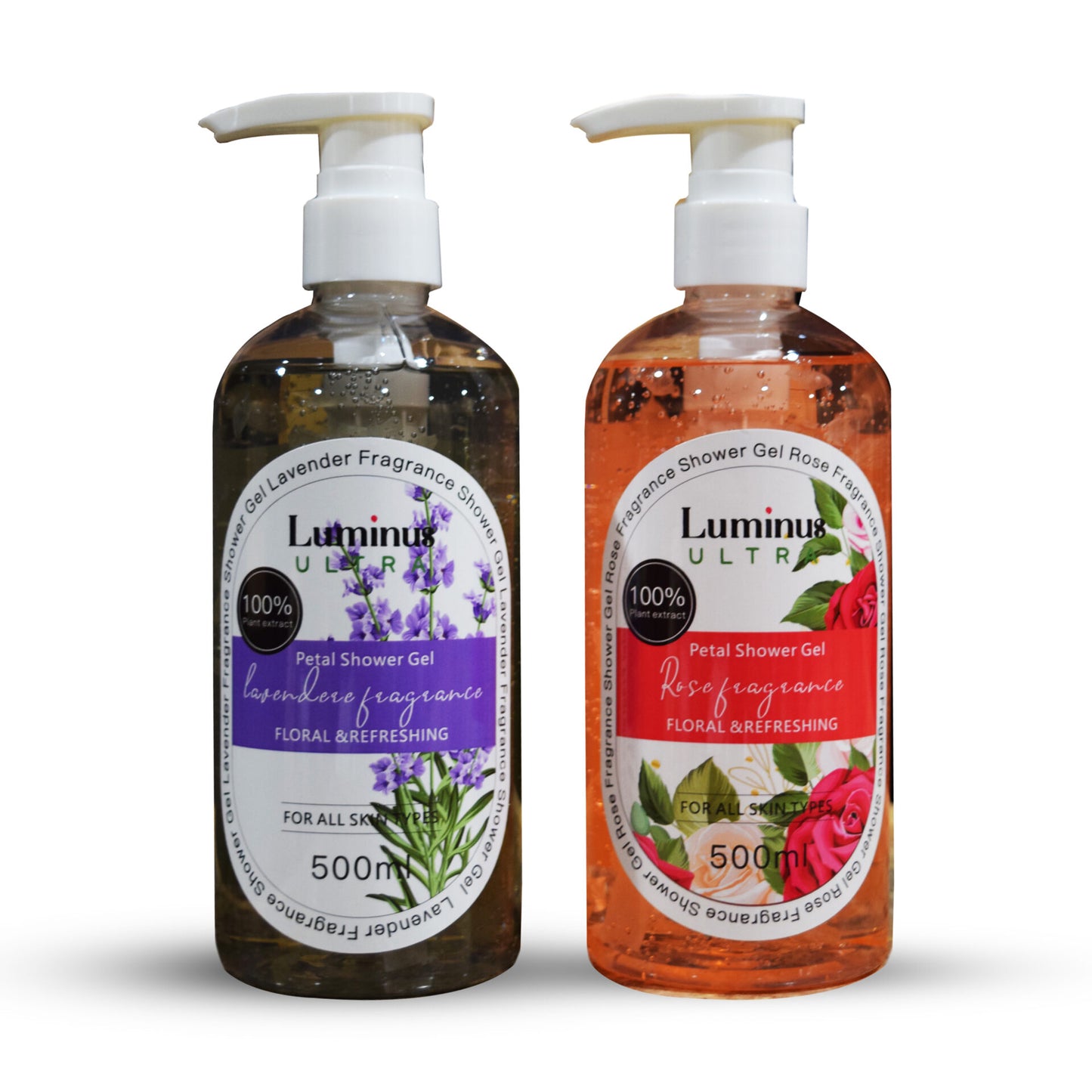 Lavender Camellia Moisturizing Bath & Shower Gel Wash Calming & Hydrating Botanical Skin-Softening Skincare, Body Cleanser & Foaming Shower Gel - 16.9 fl. oz-6
