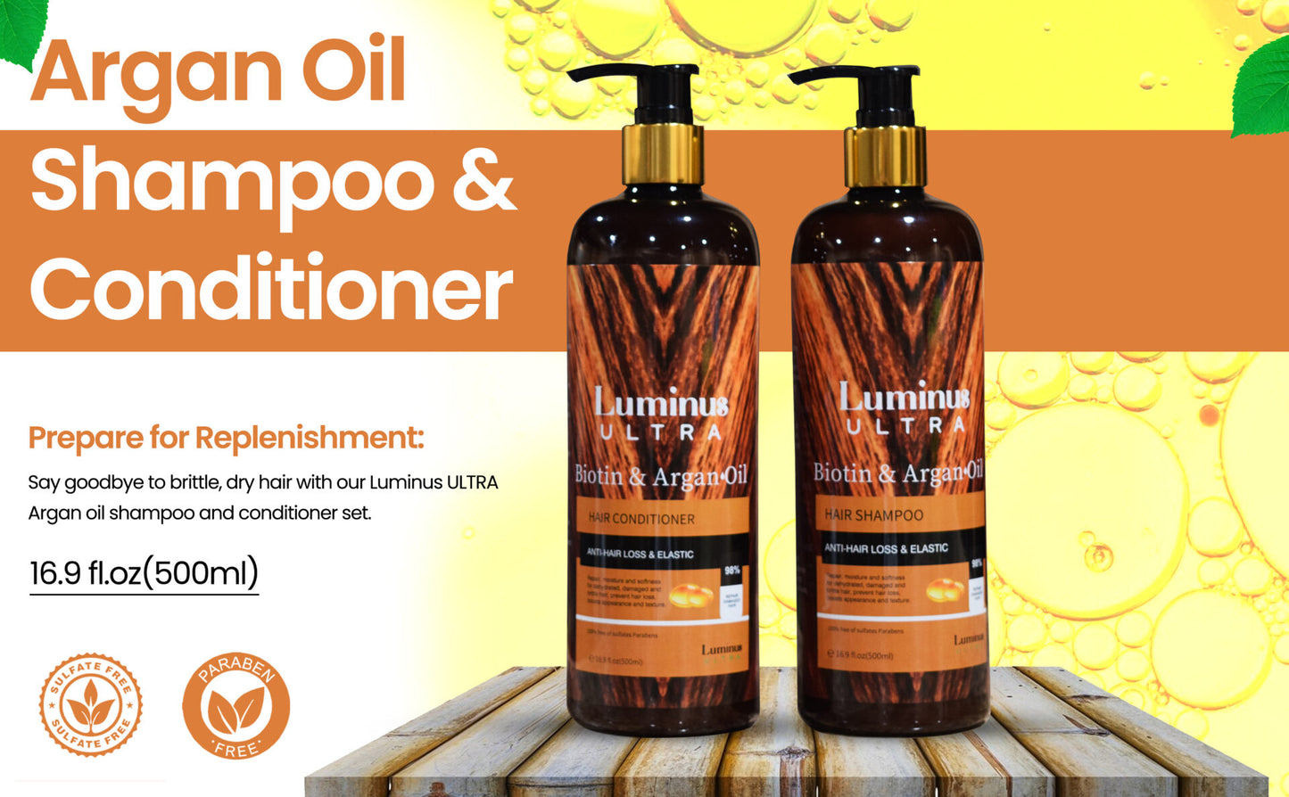 Biotin Shampoo and Conditioner Set plus Hair Mask for Hair Growth - Thickening Shampoo for Thinning Hair and Hair Loss - Repairs Damaged Dry Hair - Sulfate Free Paraben Free 16.9 fl. oz/each-1