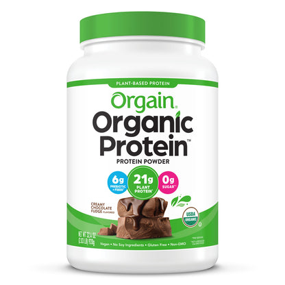 Orgain Creamy Chocolate Fudge (2.05 LB)-0