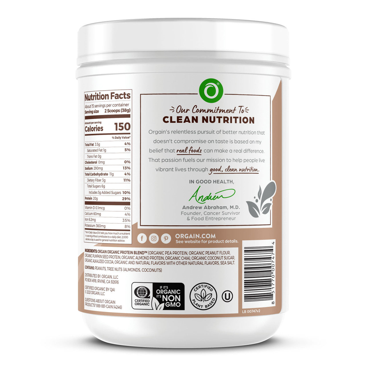 OG2 ORGAIN PRPWD CRMCHOC ( 1 X 1.25 OZ   )-8