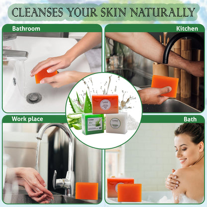 Organic Bath & Hand Soap (3 Set)-1