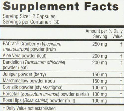 Nature's Secret Urinary Cleanse & Flush (1x60 CAP)-3