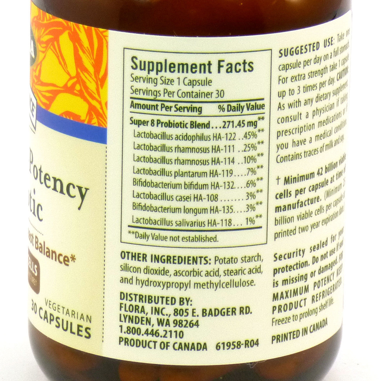 FLORA PROBIOTIC SUPER 8 ( 1 X 30 CAP  )-1