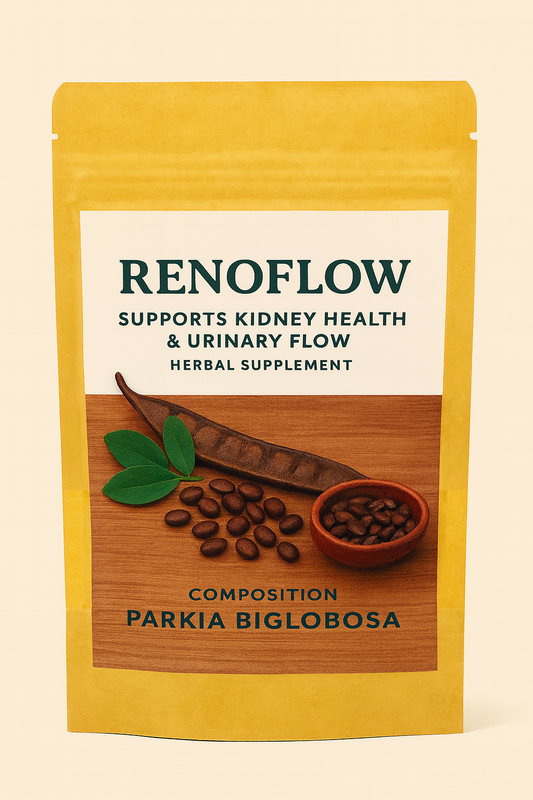 Renoflow – Herbal Supplement for Kidney Health & Urinary Flow | Parkia Biglobosa Infusion