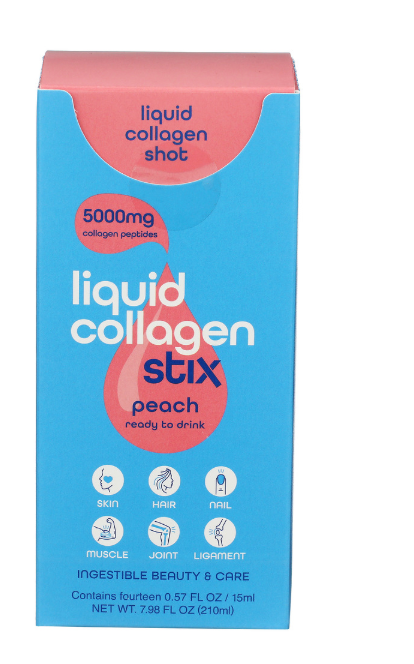 Liquid Collagen Stix - Collagen Liq 14Pkt Peach (7.98FO)