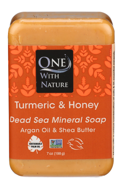 One With Nature - Soap Bar Turmeric Honey (7.OZ)