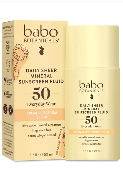 Babobotani - Sunscreen Mineral Spf50 (1.7FO)
