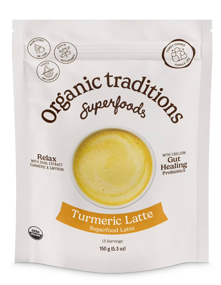 Organic Traditions - Superfood Latte Turmeric (5.3OZ)