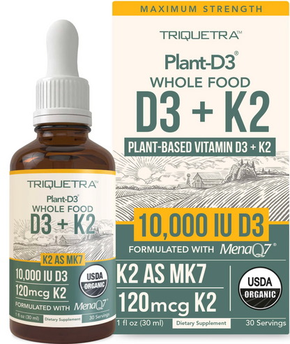 Triquetra Health - Vitamin D3k2 10000Iu (1.OZ)