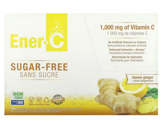 Ener Life - Vitamin C Sf Lemon Gngr (30.PK)