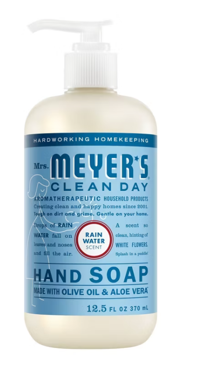 Mrs Meyers Clean Day - Soap Lqd Hand Rain Water (12.5FO)
