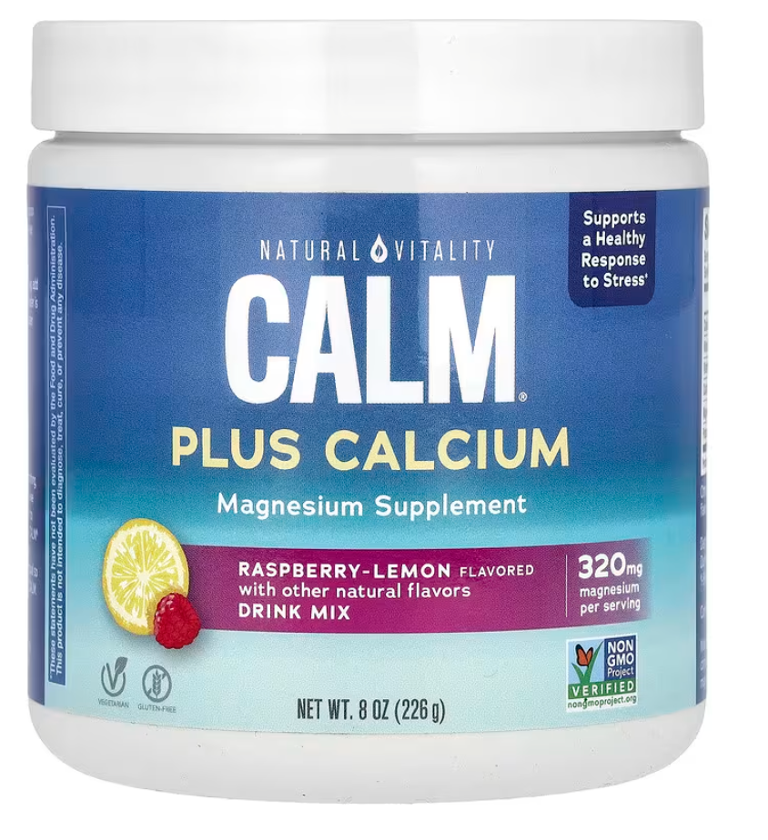 Natural Vitality - Calm Calcium Rasp Lemon (8.OZ)