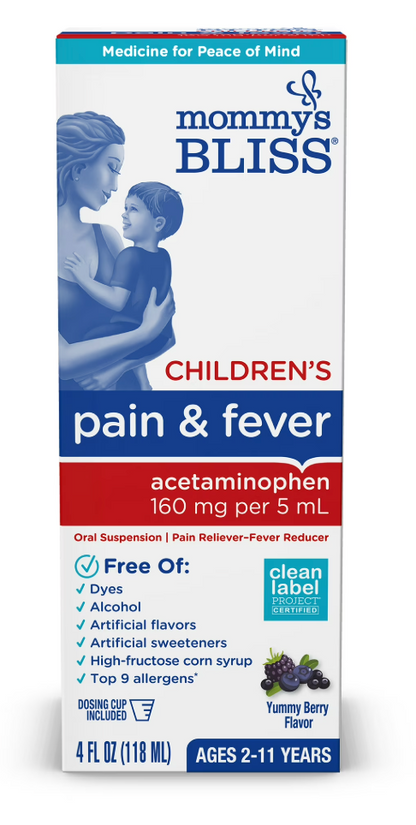 Mommys Bliss - Kids Acetaminophen (4.OZ)
