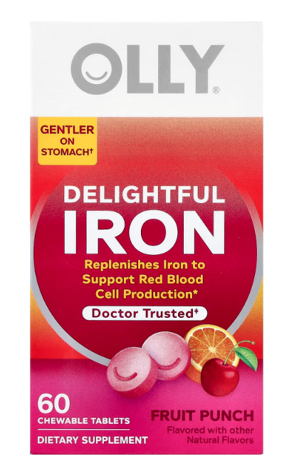 Olly - Iron Fruit Punch Chew (60.TB)